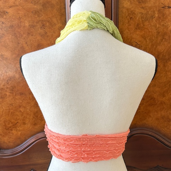 SHEIN Colorful Ruffled Halter Top - Picture 6 of 15